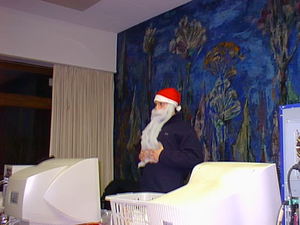 [Q]uiesel playing Santa Claus