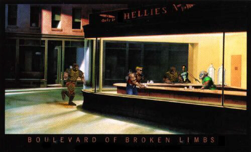 Boulevard of broken limbs (Quake Art)